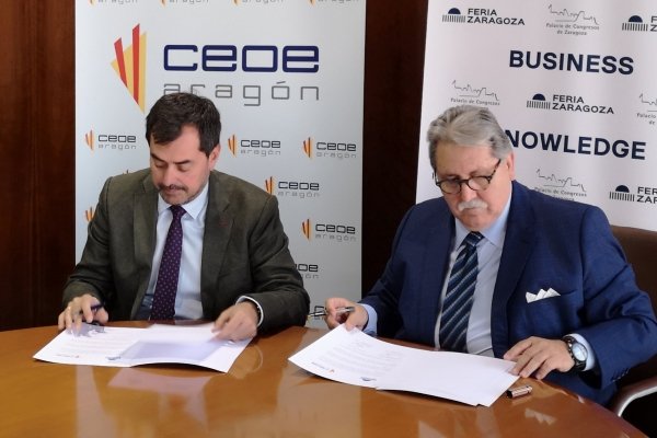 Feria de Zaragoza y CEOE Aragón refuerzan su colaboración para potenciar la internacionalización y cooperación empresarial