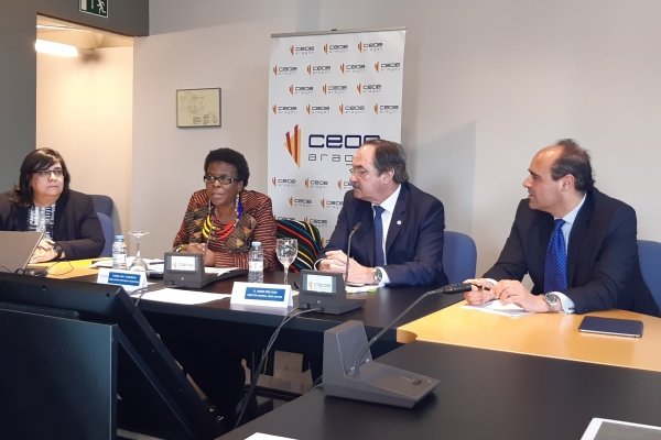 CEOE Aragón reúne a empresas aragonesas con la Embajadora de Sudáfrica en España para impulsar las relaciones comerciales