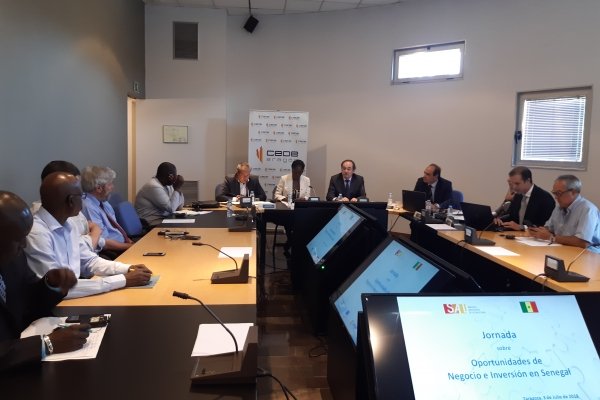 Senegal presenta sus oportunidades de negocio a las empresas de ceoe aragón