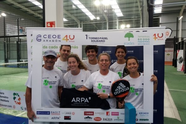 II Torneo de Pádel solidario ATADES – CEOE Aragón