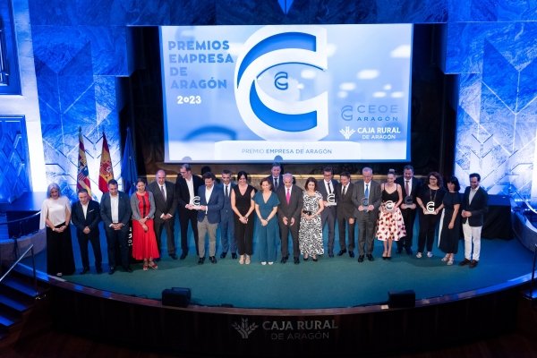 La entrega de los Premios Empresa de Aragón 2023 celebra la diversidad y el buen hacer del tejido empresarial aragonés